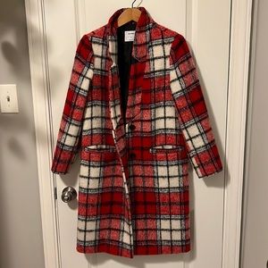 Red Plaid Overcoat